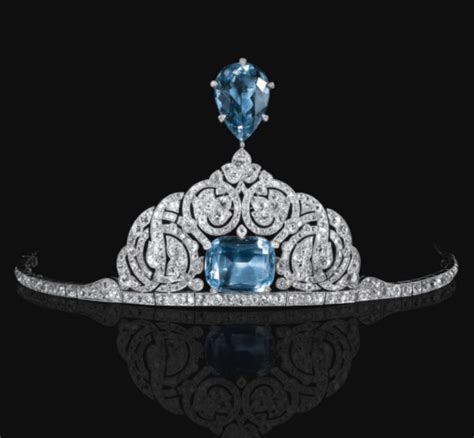 Princess Paley’s Cartier Aquamarine Parure 